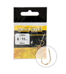 Carlige GoldStar CHINU GOLD 2/0 8buc