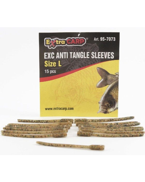 CONURI ANTITANGLE EXTRA CARP SLEEVES LARGE 53 MM, 15 BUC / PLIC