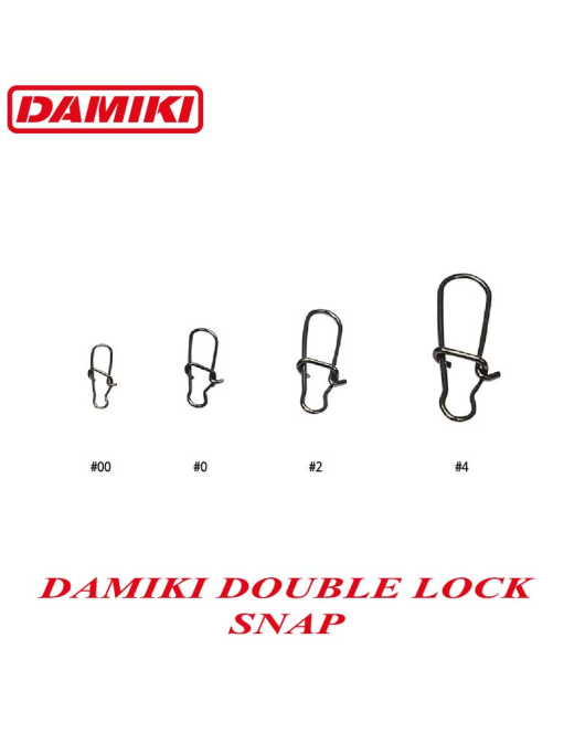 Damiki Double Lock Snap #4 - 10buc/plic