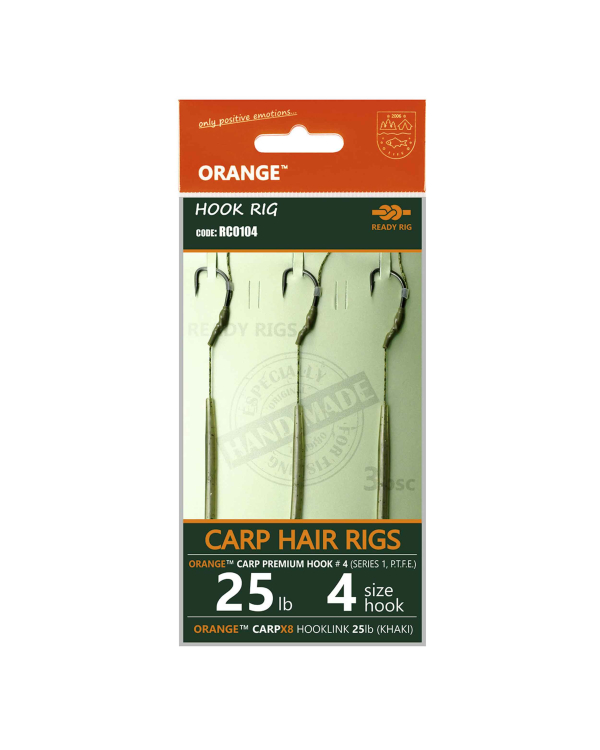Carlige legate Crap Orange Series 1 No.6 20Lb 