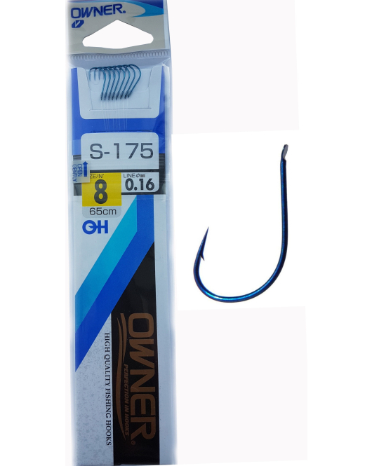 Carlige Legate Owner S-175 No.8 65cm 0,16mm