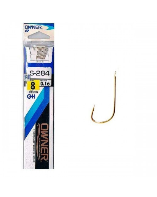 Carlige Legate Owner S-284 No.16 65cm 0,09mm Carlige Legate Owner S-284 No.16 65cm 0,09mm