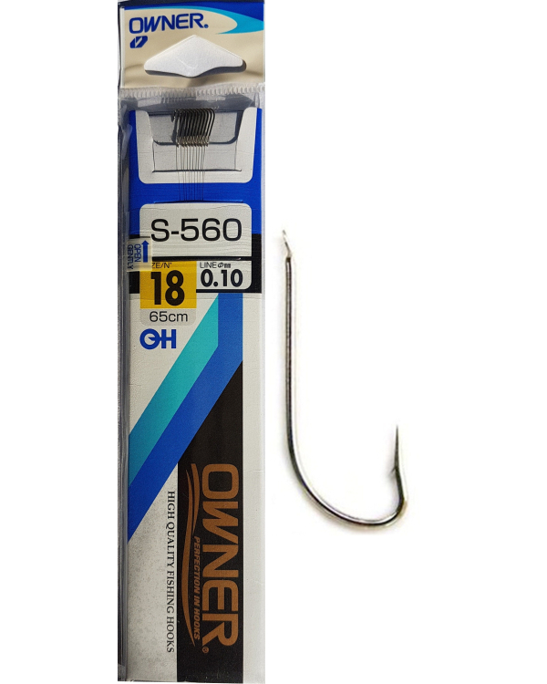 Carlige Legate Owner S-560 No.18 65cm 0,10mm