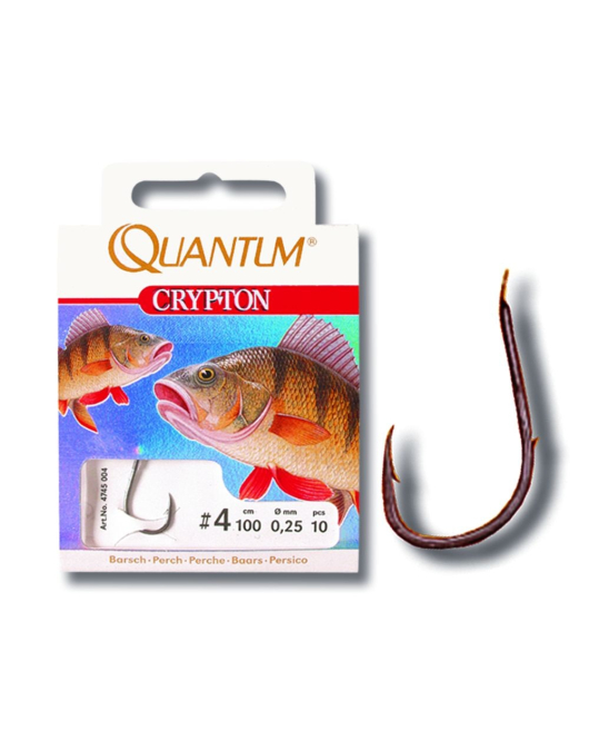 Carlige Legate Quantum No.8 70cm 0.20mm Crypton Perch