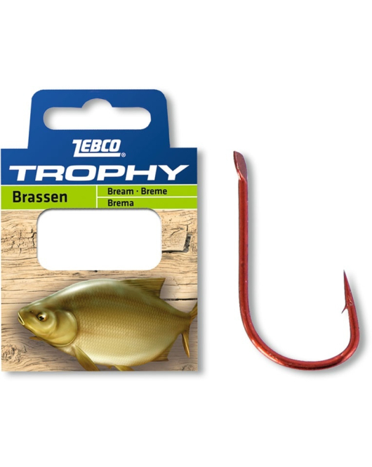 Carlige Legate Zebco No.12 70cm 0,13mm Trophy Bream Carlige Legate Zebco No.12 70cm 0,13mm Trophy Bream