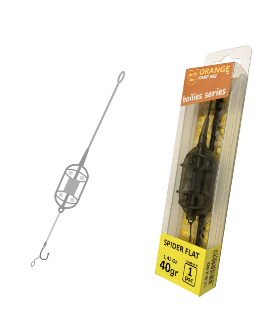 Montura Feeder Orange Nr.4 50gr Method Spider Flat Montura Feeder Orange Nr.4 50gr Method Spider Flat