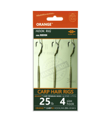 Rig Crap Orange Series 1 No.8 15Lb Crap Hair Rigs