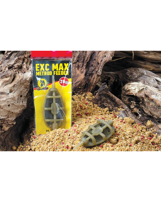 Extra Carp Max Method feeder in line 40 gr - flat Extra Carp Max Method feeder in line 40 gr - flat