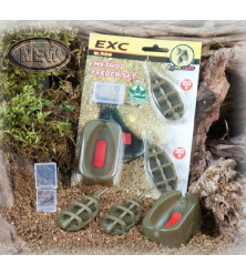 Extra CARP Method feeder set 2+1+2 vartej-20, 30gr+matrita 