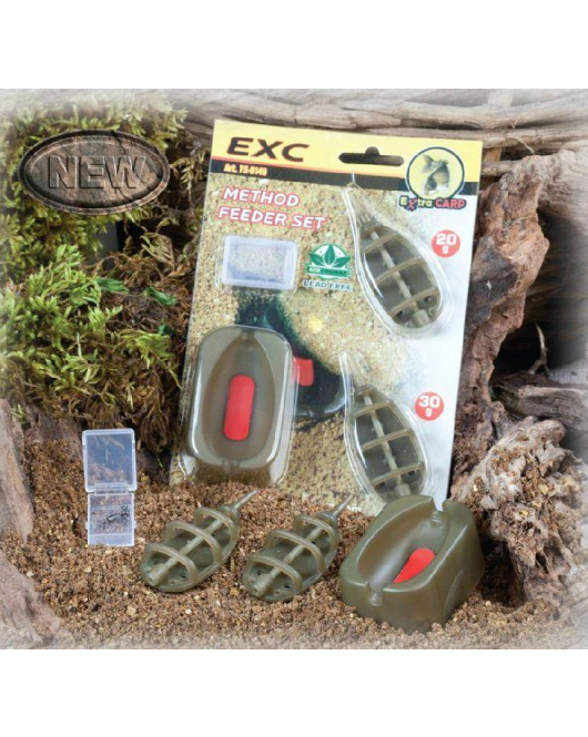 Extra CARP Method feeder set 2+1+2 vartej-20, 30gr+matrita 8606013288149 Extra CARP Method feeder set 2+1+2 vartej-20, 30gr+matrita 8606013288149