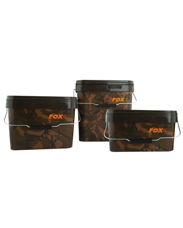 Galeata Fox Camo Square Buckets - 10 Litre