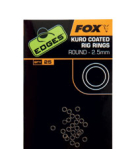 INELE FOX EDGES™ Kuro Coated Rig Rings - 3.7mm Large