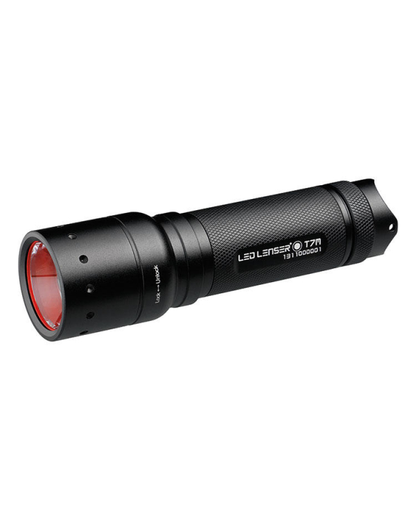 LANTERNA LED LENSER T7M 400LM.4XAAA + HUSA