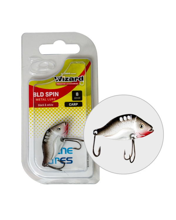 OSCILANTA WIZARD BLD SPIN CARP 8GR BLACK & WHITE