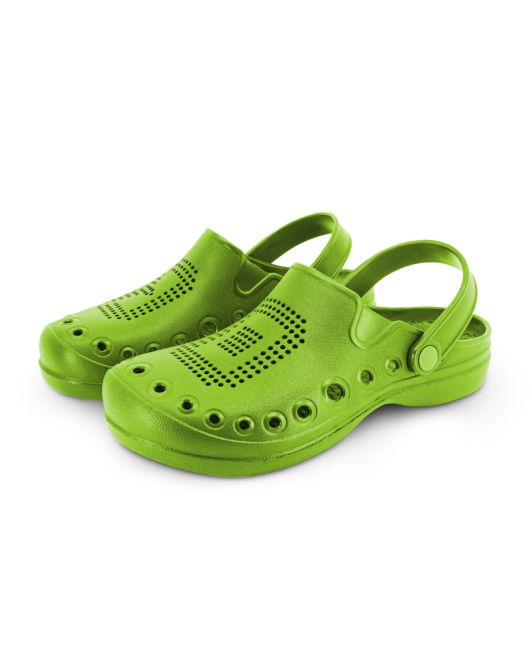 Papuci tip Crocs Delphin OCTO / verde lime 46