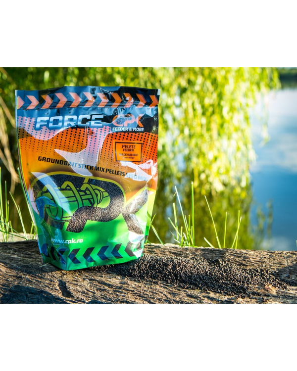 Pelete Feeder 2mm BLACK HALIBUT 800g