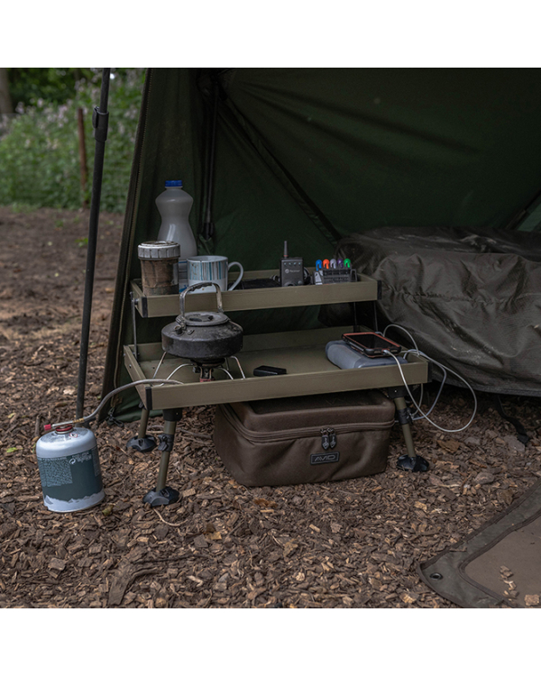Masa pentru Monturi Avid Carp Double Decker Bivvy Table, 55x41x35.5cm
