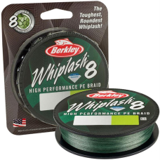 FIR TEXTIL BERKLEY WHIPLASH 8 GREEN 0.18mm/150m