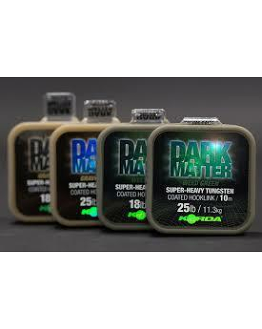 FIR KORDA DARK MATTER TUNGSTEN COATED VERDE 18LBS/10M FIR KORDA DARK MATTER TUNGSTEN COATED VERDE 18LBS/10M