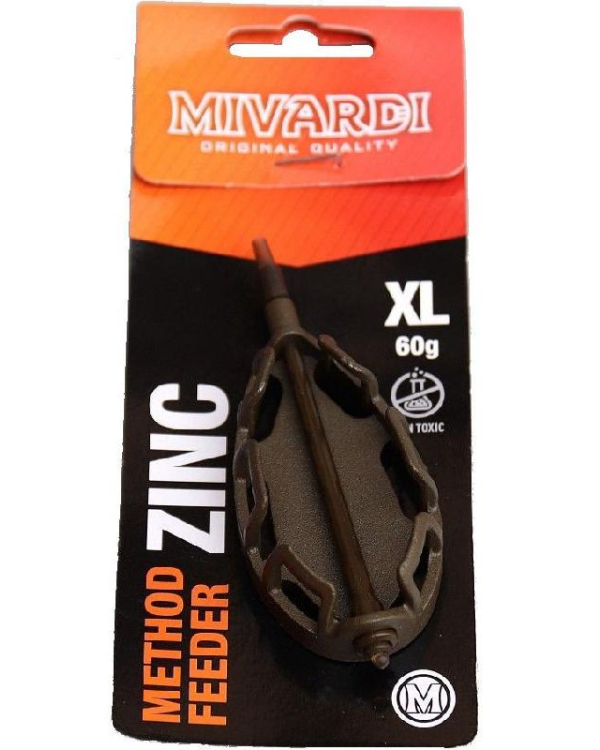 Mivardi Zinc Method Feeder In Line L 40 gr