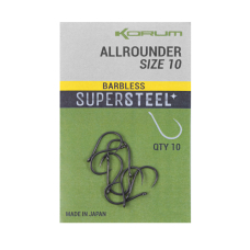 KORUM ALLROUNDER HOOK BARBED - SIZE 10 (