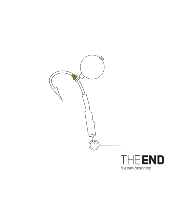 Stopper cârlig THE END Ronnie / 20buc