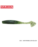 Damiki Jumble Shad 10.2CM (4\'\') - 304 (Watermelon Black)