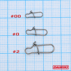 Damiki Double Lock Snap #0 - 10buc/plic