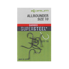 KORUM ALLROUNDER HOOK BARBED - SIZE 10 (