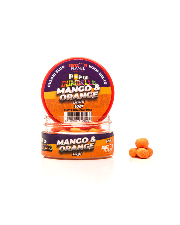 DUMBELLS METHOD FEEDER MANGO & ORANGE 6mm 10g