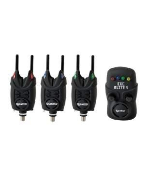 Set Avertizori Senzori Extra Carp cu statie 3+1 cu SNAG BAR