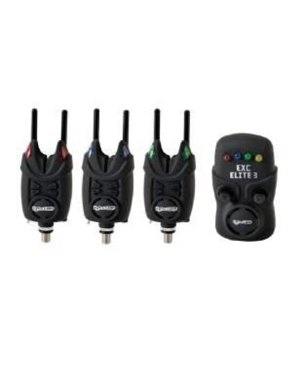 Set Avertizori Senzori Extra Carp cu statie 3+1 cu SNAG BAR