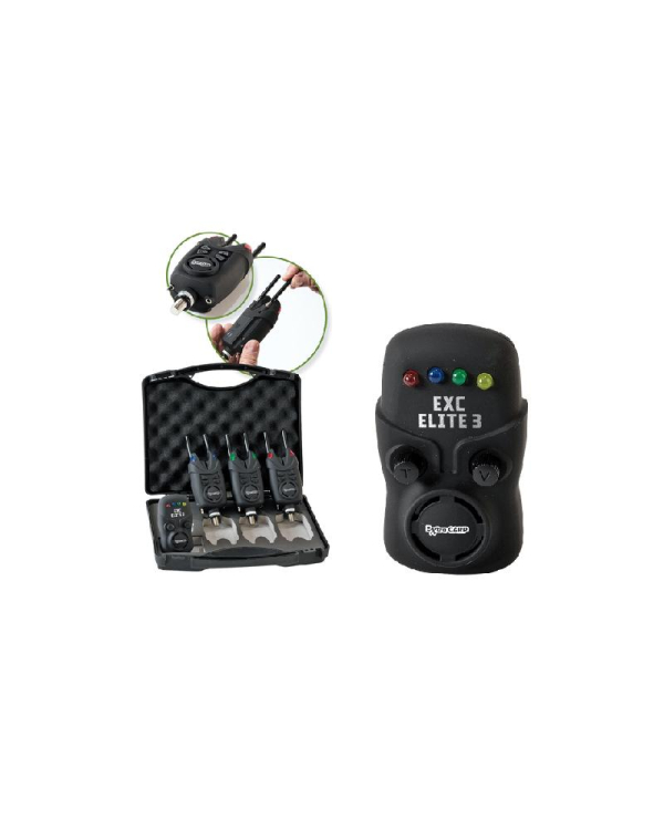 Set Avertizori Senzori Extra Carp cu statie 3+1 cu SNAG BAR