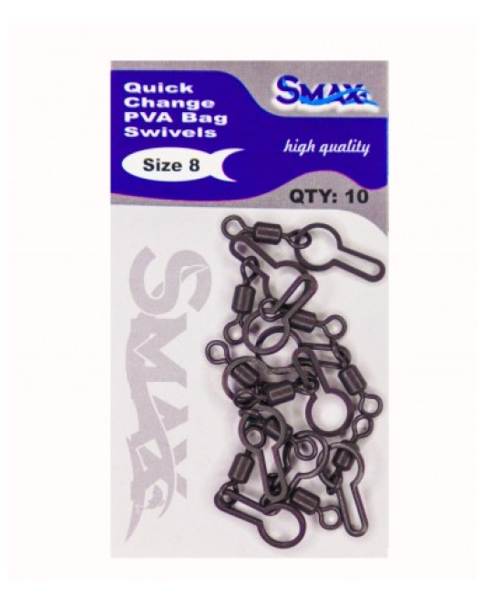 Vartej cu agrafa pva NR8 (Quick Change PVA Swivel)