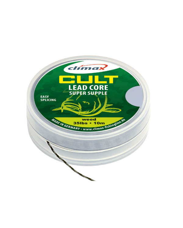 FIR TEXTIL CULT CRAP LEADCORE 10m 65lb Dark Silt