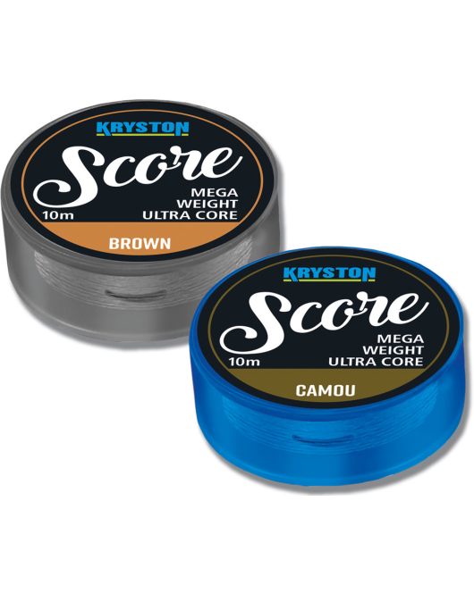 FIR TEXTIL SCORE HEAVYWEIGHT LEADCORE 10m 45lb Muddy Brown