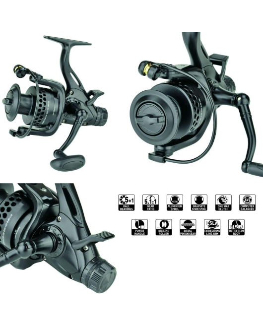 MULINETA BLACK GHOST 6000BBC Bait Runner MULINETA BLACK GHOST 6000BBC Bait Runner