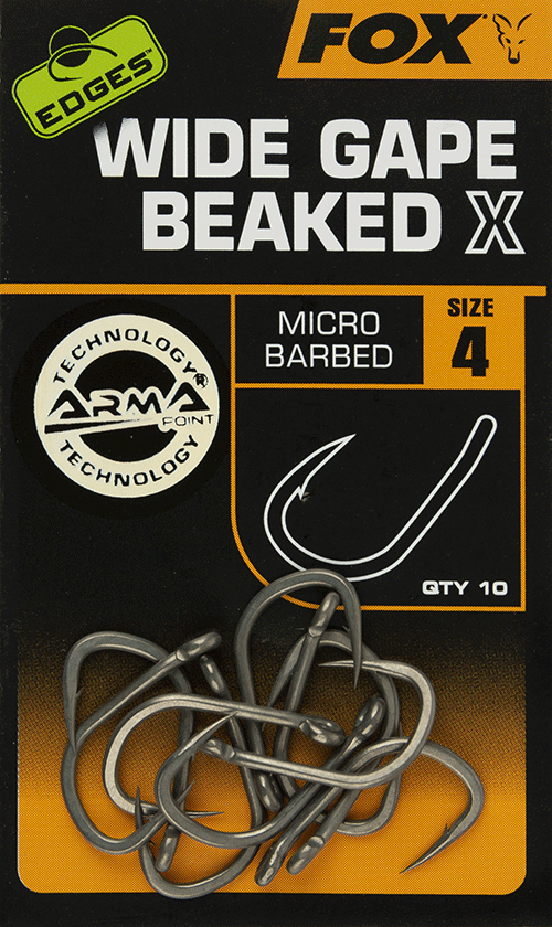 Carlige FOX Edges Wide Gape Beaked marimea 4 Carlige FOX Edges Wide Gape Beaked marimea 4
