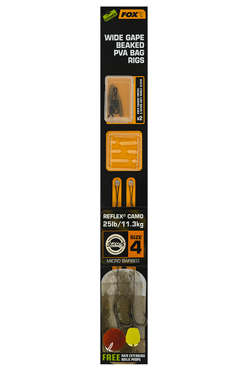 Carlige legate Fox 25lb nr.4 Brown & Green